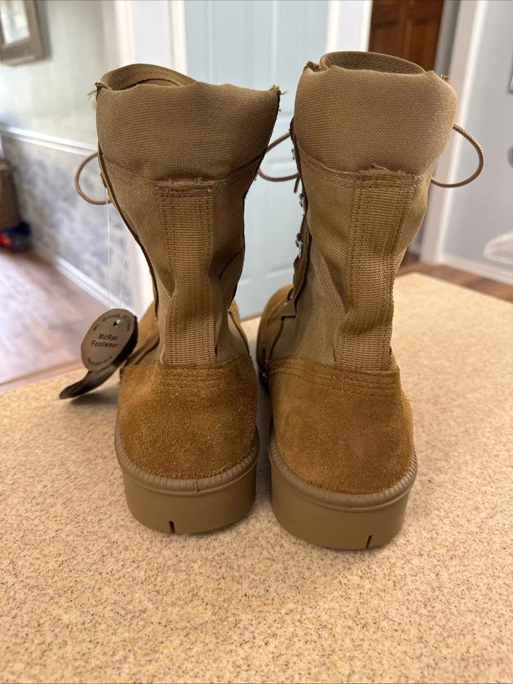 MCRAE GEN 2 HOT WEATHER COYOTE MILITARY VIBRAM® PANAMA OUTSOLE BOOTS 8290 9.5 W